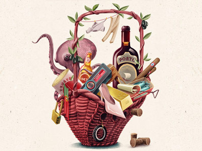 Best 40 basket editorial illustration press