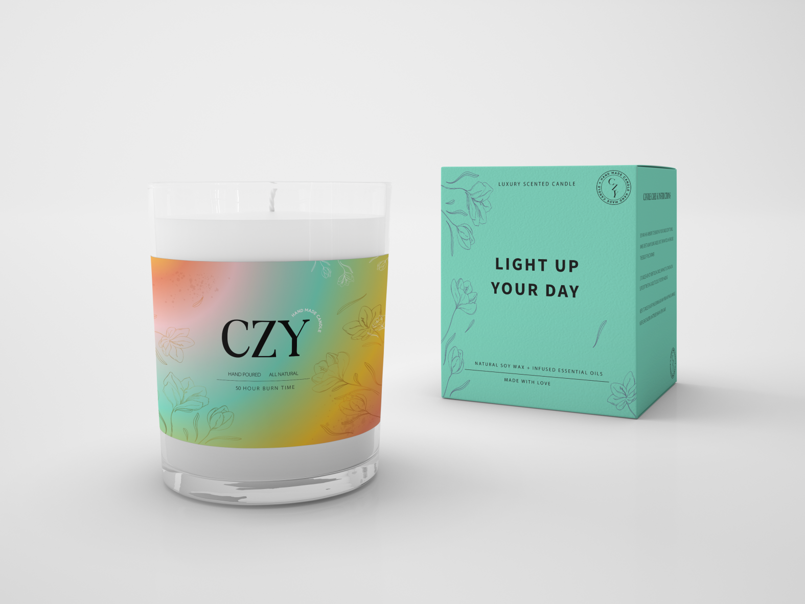 Candle Brand identity by Eman on Dribbble