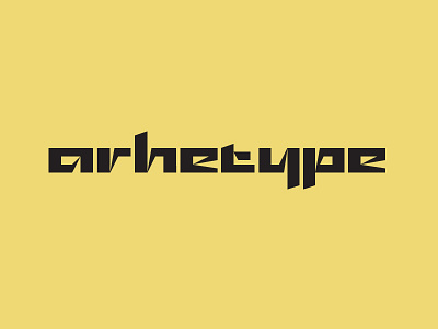 #24 archetype concept daily lettering logo typography