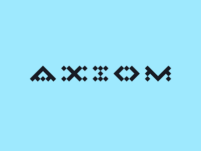 #34 axiom concept daily lettering logo typography