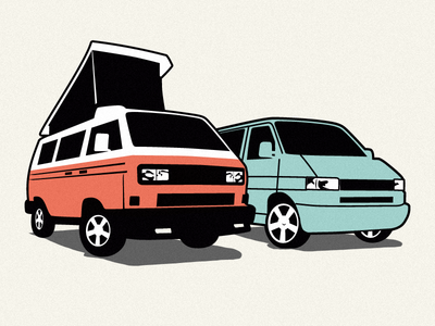 camper van illustration