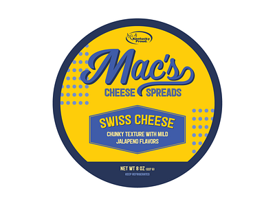 Macs Swiss Cheese Label