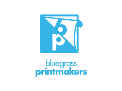 Bluegrass Printmakers art branding kentucky lexington logo printmaking rebrand