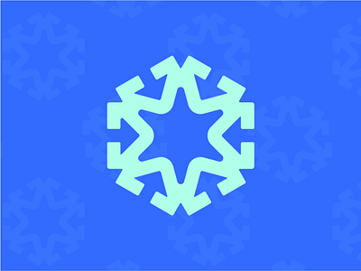 Ski Resort branding daily logo challenge graphic icon logo resort ski snow snow flake snowflake winter