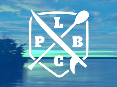 Lake Champlain Paddle Boarders badge badge logo graphic lake lake champlain logo paddleboard vermont water