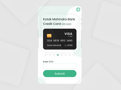 Credit Card Checkout app dailyui design ui