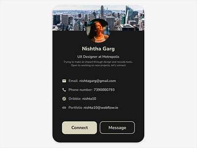 Contact Card