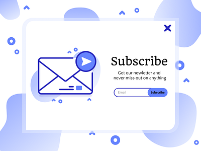 Daily UI :: 026 Subscribe daily ui design figma newsletter subscribe