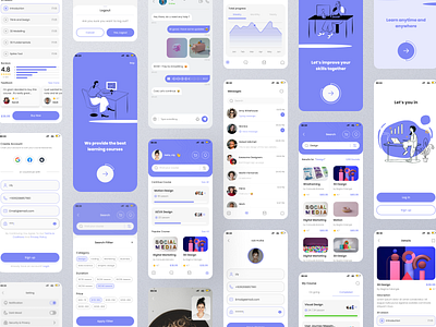 E-learning Application By Fatemeh Seraj On Dribbble
