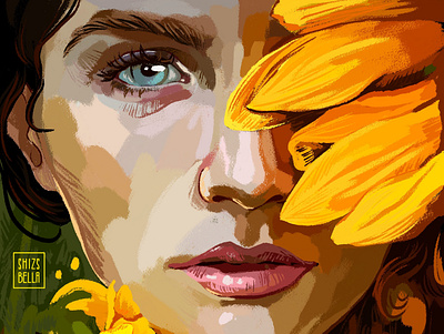 "Sunflowers" animation art branding design graphic design illustration logo vector
