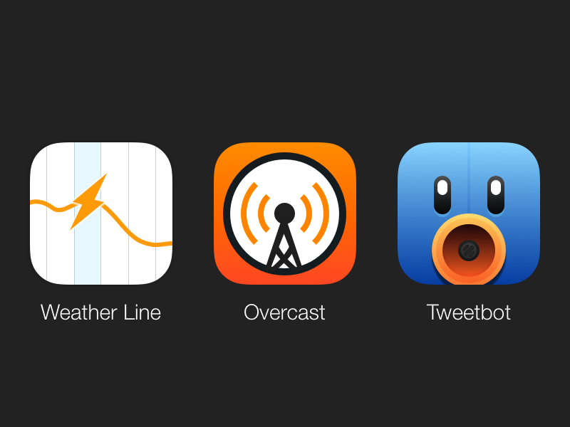 Favourite App Icons (Sketch) by Adam Kool on Dribbble