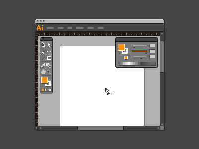 Adobe Pixel flat illustrator pixel ui vector wolf-em