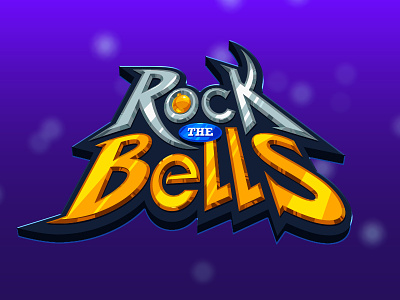 Rock the Bells logo bells christmas game illustration logo rock
