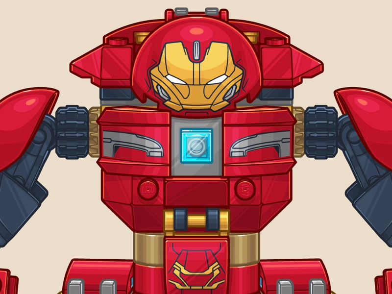 lego hulkbuster drawing