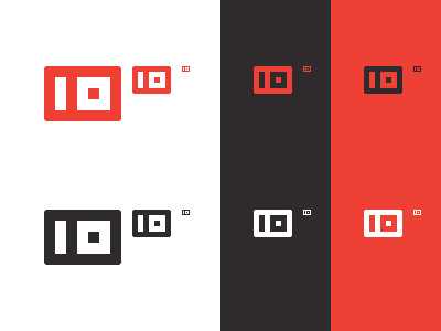 lO logo scaling black contrast lo logo orange symbol
