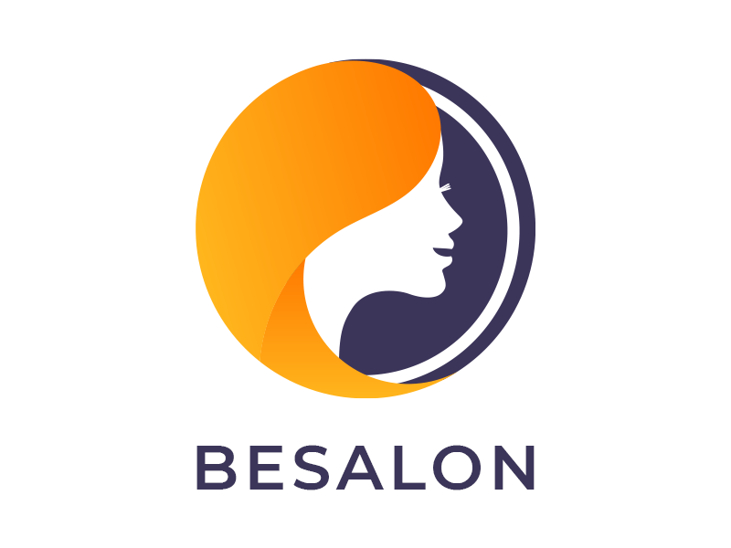 Besalon - Logo for Beauty Salon nails manicures makeup hairstyle hair creative color care booking besalon beauty