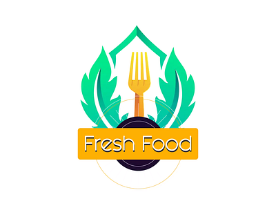 Healthy food logo branding canva company logo design graphic design logo logodesign ui vector