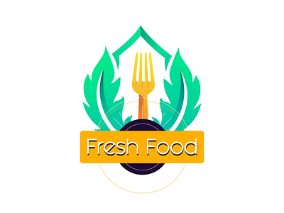 Healthy food logo