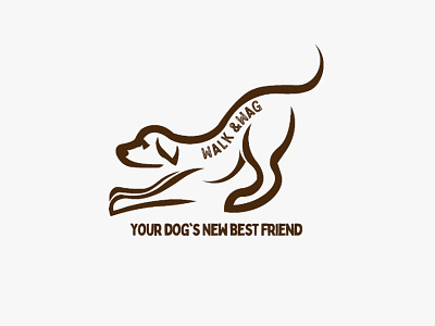 Pet care services logo branding canva company logo graphic design illustration logo ui