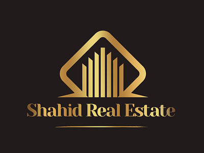 Real estate logo design branding canva company logo design graphic design illustration logo logodesign ui vector