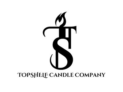 Candle business logo branding canva company logo design graphic design illustration logo logodesign ui vector