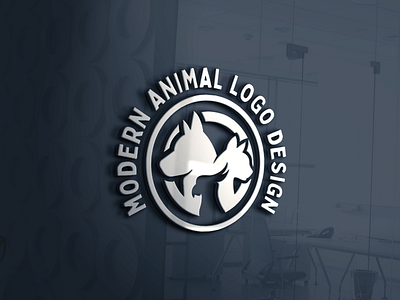 Animal minimalist logo design