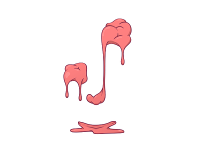 J alphabet goop j pink slime