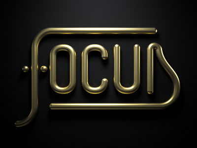 Focus 3d black focus gold noir type