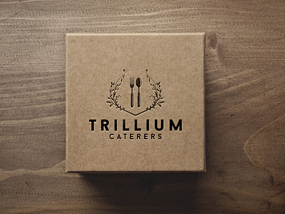 Trillium Caterers caterers logo custom logo
