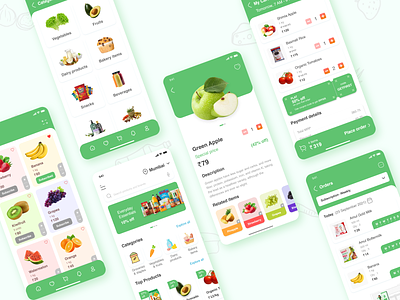 On-demand Grocery app - Supermarket app design