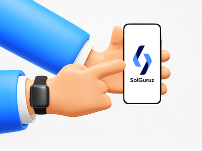 SolGuruz - We are officially launched app app design branding design illustration logo mobile app mobile app design solguruz ui uiux