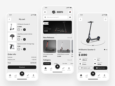 E-Scooter App - Electric Scooter