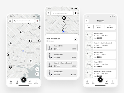 Electric Scooter - Ride Tracking