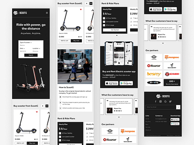 E-Bike Responsive Website Design