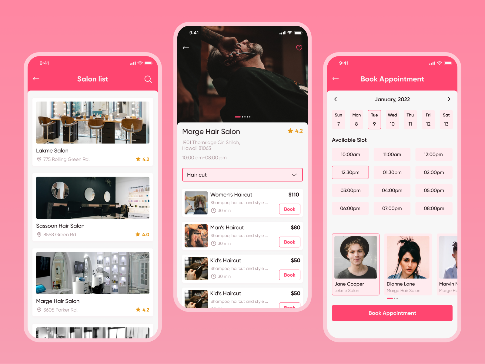 Salon Appointment Booking App By SolGuruz On Dribbble   44b8a39d1cefc7a948b0ffae66bc1c48 