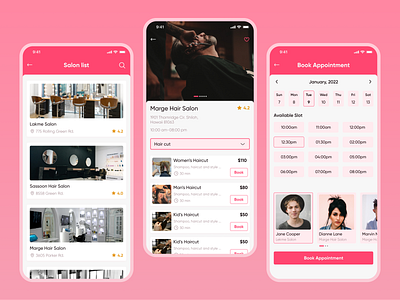 Salon - Appointment booking app
