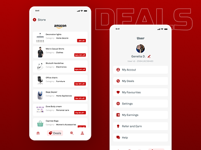Hot Deals / Sale / Discounts / Coupons - Mobile App