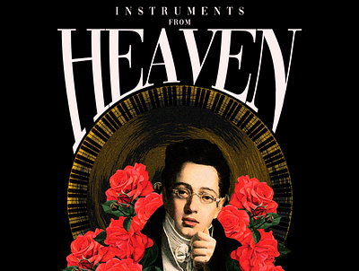 INSTRUMENTS FROM HEAVEN (AVAILABLE) $35 branding clothing design illustration streetwear tshirt typography