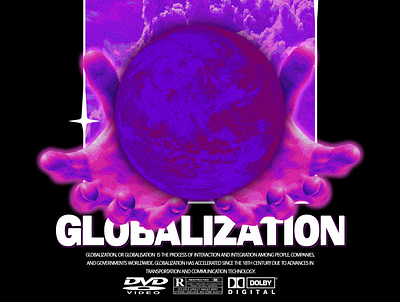 Globalization (AVAILABLE) $30 branding clothing design illustration streetwear tshirt typography