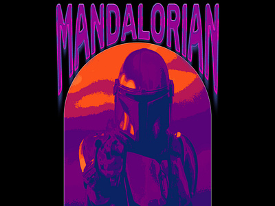 MANDALORIAN (AVAILABLE) $20 branding clothing design illustration streetwear tshirt typography