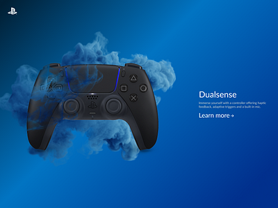 DualShock 5 design graphic design playstation sony ui