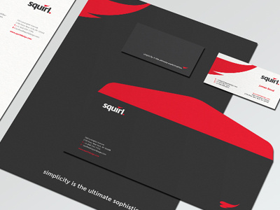 Squirl Corporate Identity agency branding branding agency business cards c4 envelopes corporate corporate identity design envelopes letterhead presentation print printed squirl squirl design stationary visiting cards