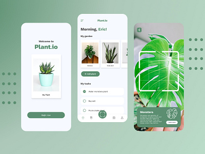 Plant care app app app design design figma mobile app mobile user interface plant care plant care app plants ui ui design user interface ux vector