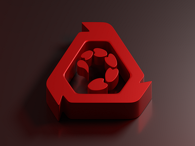 NOD 3D Logo 3d design graphic design illustration logo