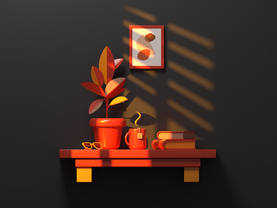 The Bibliophile 3d 3d design branding design game game design graphic design illustration