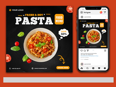 Food Promotional Social Media Post Design template banner design branding burger chicken cover design facebook post food graphic design healthy food instagram instagram post pizza restaurant sale social media social media post summer