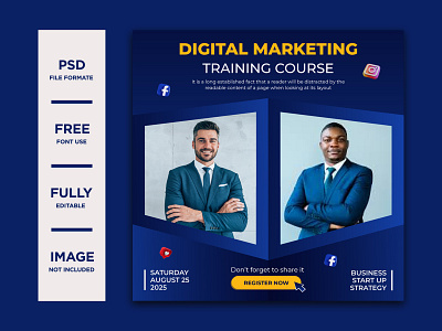 Corporate social media Instagram post for digital marketing adds banner design branding corporate design facebook post instagram post social media social media post