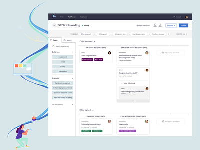 Visual Design of Workflow Creation & Editing