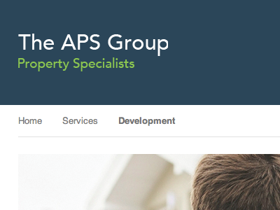 The APS Group Header and Breadcrumb breadcrumb design liamhodnett webdesign