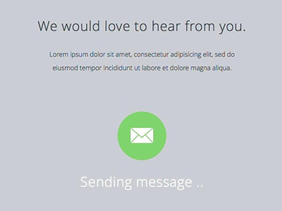 Contact Form part two branding button contact css design flat form html web